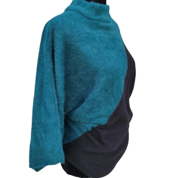 Alfani Square Sleeve Elbow Length Blouse Women's. Size Large. New With Tags $79. - Picture 7 of 9